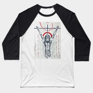 Jesus Christ Good Shepherd at the cross Baseball T-Shirt